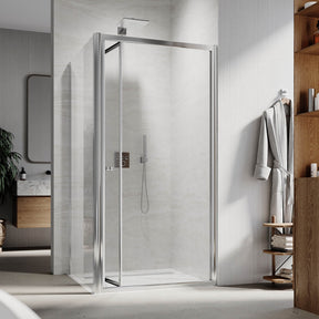 Space-Saving Folding Shower Screen Enclosure