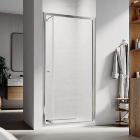 800/860/900/1000mm Framed Bifold Shower Door Wall to Wall Adjustable Fits