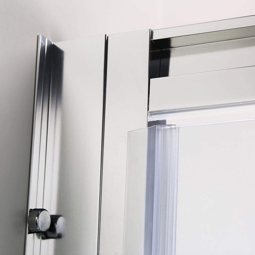 ELEGANT SHOWERS Framed Pivot Shower Screen