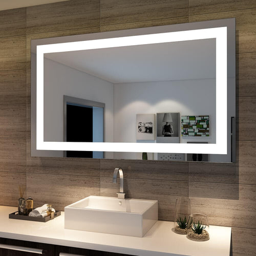 1200x800mm Anti-fog Front LED Light Rectangular Bathroom Mirror