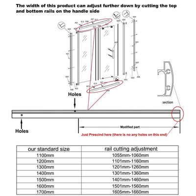 2 Panel Sliding Shower Screen Enclosure Door - Elegant Showers