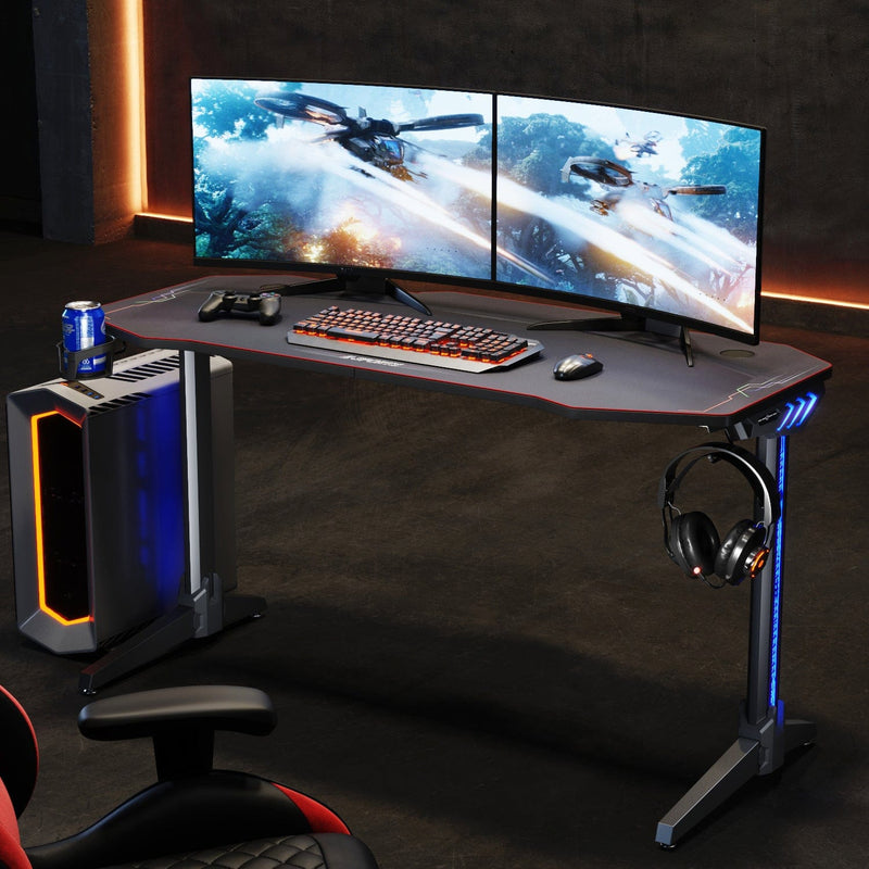 ELEGANT Gaming Desk LED with RGB Light